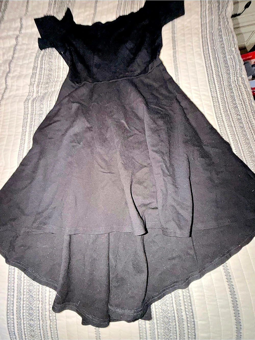 Sarin Mathews Black Midi Dress Size Large